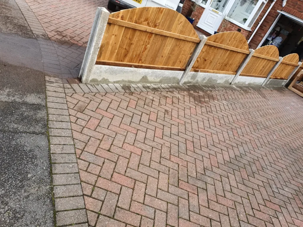 Driveway Fencing Installation with Concrete Posts and Gravel Boards 4 Driveway Fencing Installation with Concrete Posts and Gravel Boards